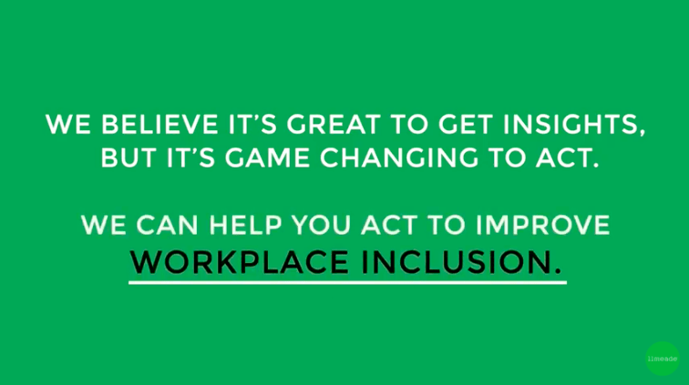 Workplace Inclusion statement against green background