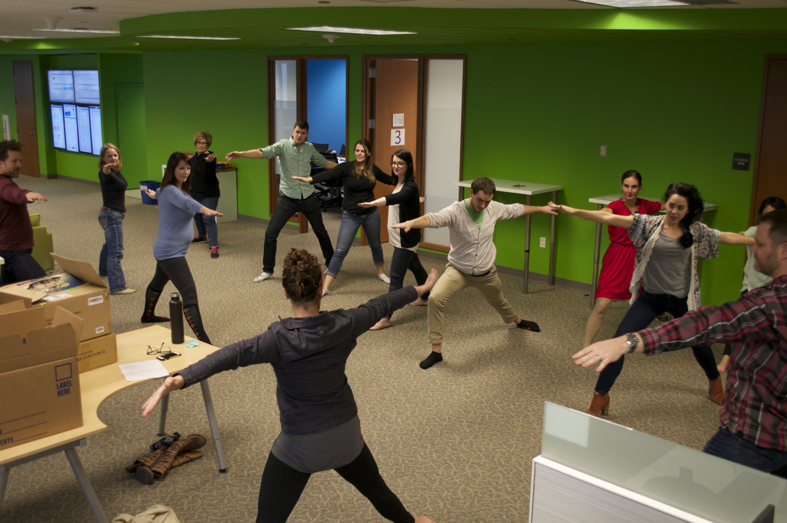 yoga at limeade 1024x680 - Try these 5 strategies to be more mindful at work