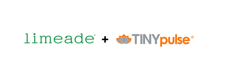 Limeade logo with plus sign and then TinyPulse logo