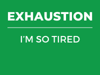 A chronic feeling of exhaustion or tiredness is a sign of burnout.