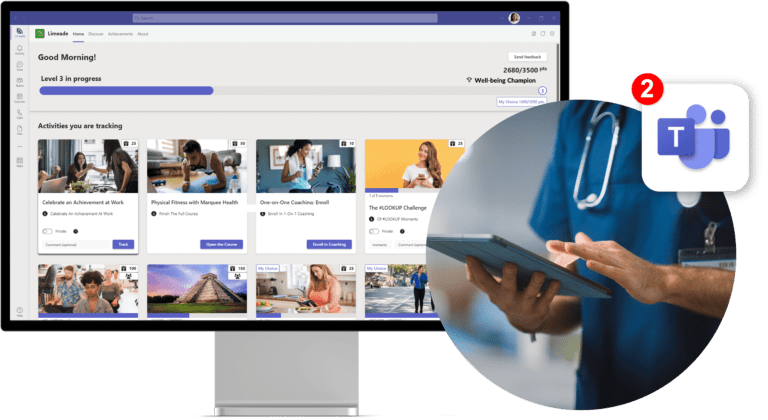 Microsoft Teams integration with the Limeade employee well-being platform