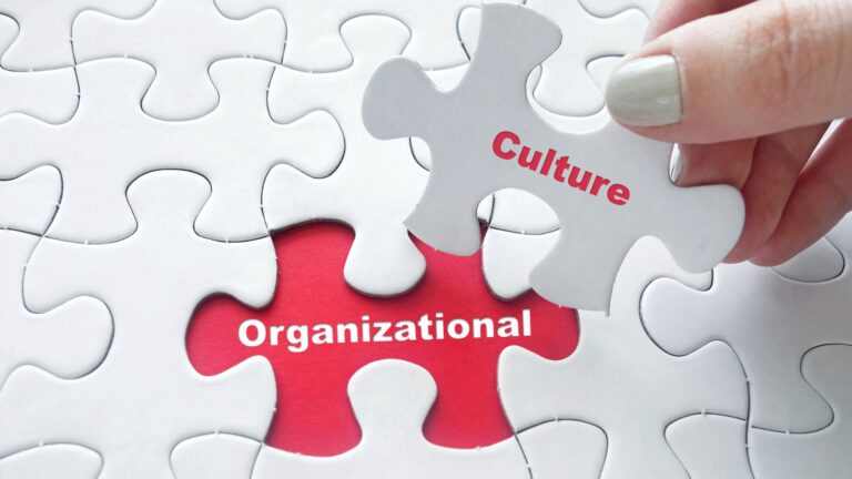 Last white puzzle piece is inserted to complete organizational culture puzzle | Organizational Culture